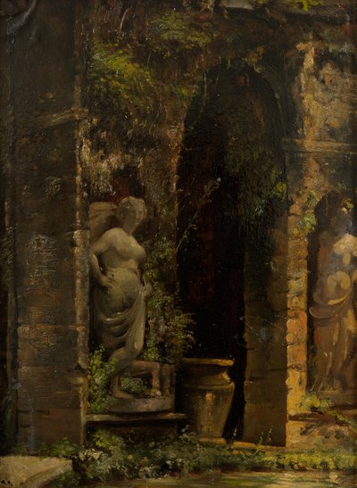 Estisk: «Grotte i Roma» av Julie Wilhelmine Hagen-Schwarz