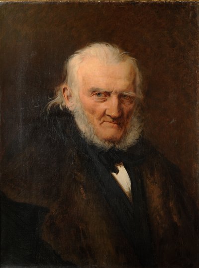 Portrett av kunstneren August Hagen av Julie Wilhelmine Hagen-Schwarz