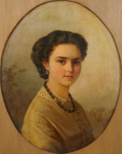 Portrett av en dame av Julie Wilhelmine Hagen-Schwarz