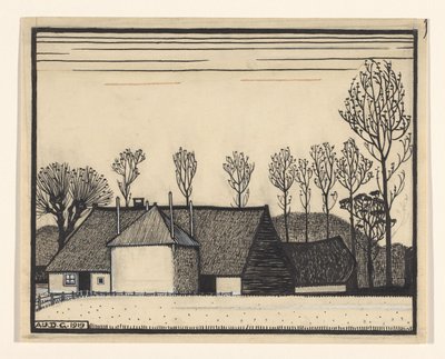 Gård av Julie de Graag (signed by artist)