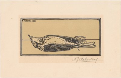 Død fugl av Julie de Graag (signed by artist)