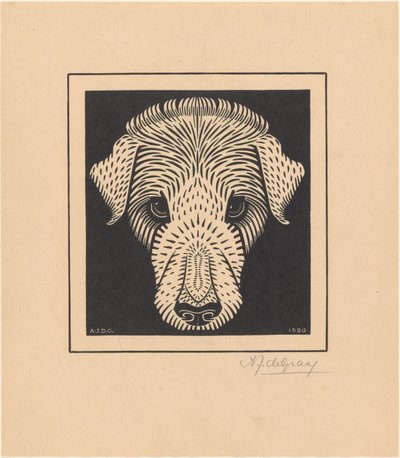 hundehode av Julie de Graag (signed by artist)