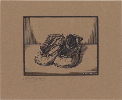Et par sko av Julie de Graag (signed by artist)