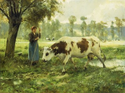 Kyr på beite av Julien Dupre