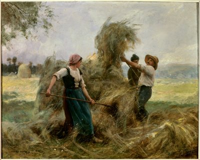 Høyet. Maleri av Julien Dupre (1851-1910) av Julien Dupre