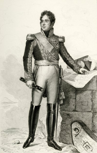 Jacques Lauriston, 1804, 1839. av Julien Leopold Boilly