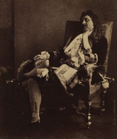 Mr. Leroux i rollen som Alceste i Le Misanthrope, midten av 1850-årene. av Julien Vallou de Villeneuve