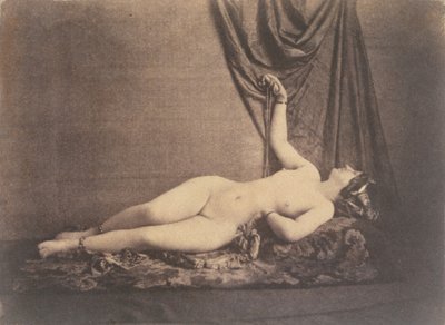 [Lengende naken kvinne], ca. 1853. av Julien Vallou de Villeneuve