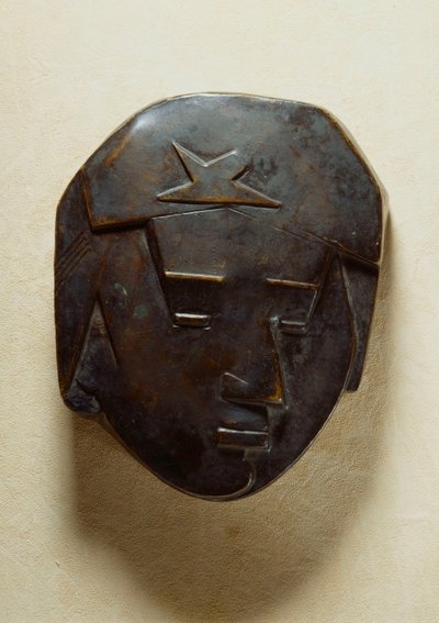 Ansiktet til tenåringen; Ansiktet til en tenåringsjente, ca. 1928-1929 av Julio Gonzalez