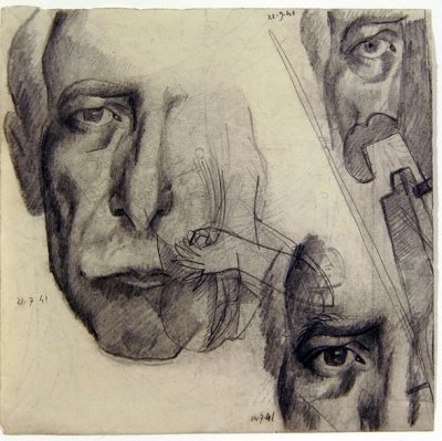 Studie for skulptur av Julio Gonzalez