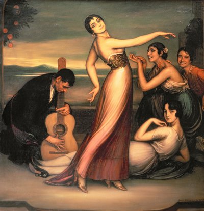 En allegori om lykke av Julio Romero de Torres