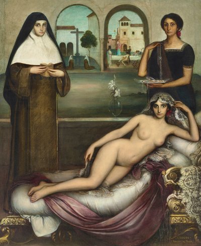 De to veier, 1915. av Julio Romero de Torres