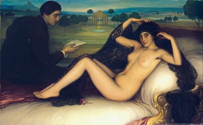 Venus of Poetry, 1913 av Julio Romero de Torres