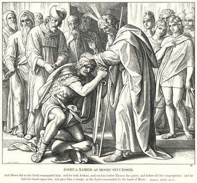 Joshua navngitt som Moses