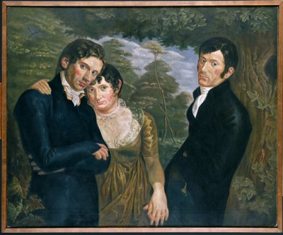 Kopi av Vi tre av Philipp Otto Runge av Julius August Friedrich Theodor von Ehren