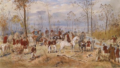 Revejakt, ca. 1890 av Julius Blaas von