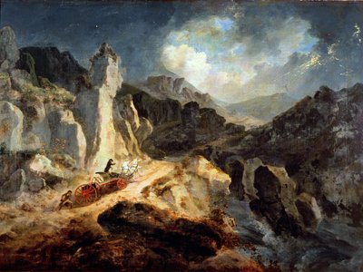 En Phaeton i et tordenvær av Julius Caesar Ibbetson