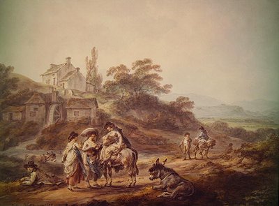 Vannmøllen av Julius Caesar Ibbetson