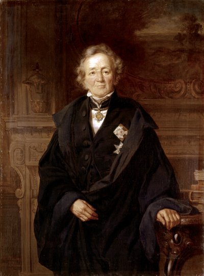 Leopold von Ranke: Portrett 1868 (olje) av Julius Friedrich Anton Schrader