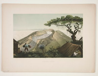 Fjell - G?d? (Mount Gede) av Julius Friedrich Tempeltey