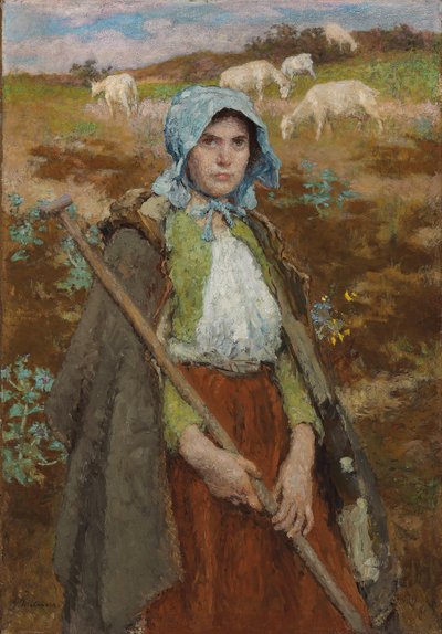 Geitegjeten (olje på lerret) av Julius Gari Melchers