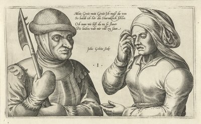 Farvel til en soldat Ordspill om forholdet mellom mann og kvinne (serietittel) av Julius Goltzius