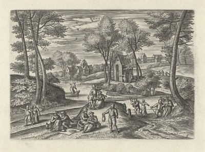 Kan Maivs (tittel på objekt) De tolv månedene (serietittel) av Julius Goltzius