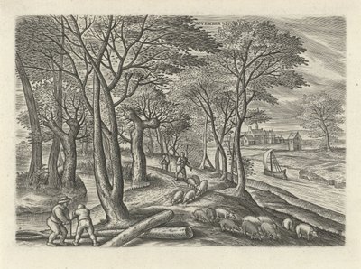 november (tittel på objekt) De tolv månedene (serietittel) av Julius Goltzius