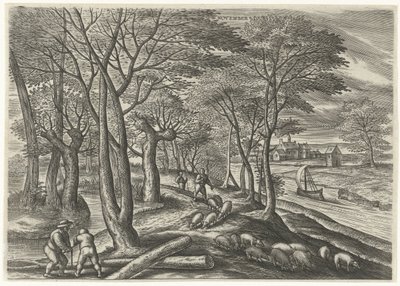 november (tittel på objekt) De tolv månedene (serietittel) av Julius Goltzius