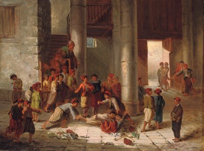 Uhygge i Skolegården av Julius Joseph Gaspard Starck