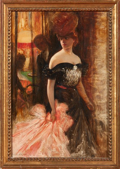 No More Play (olje om bord) av Julius Leblanc Stewart