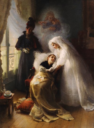 Besøket, av Julius Leblanc Stewart