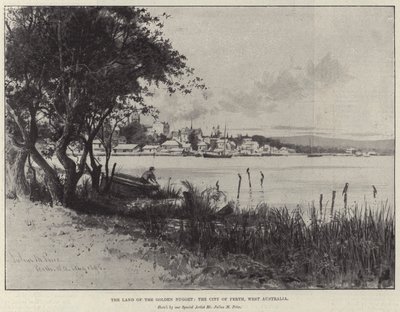 The Land of the Golden Nugget, byen Perth, Vest-Australia av Julius Mandes Price