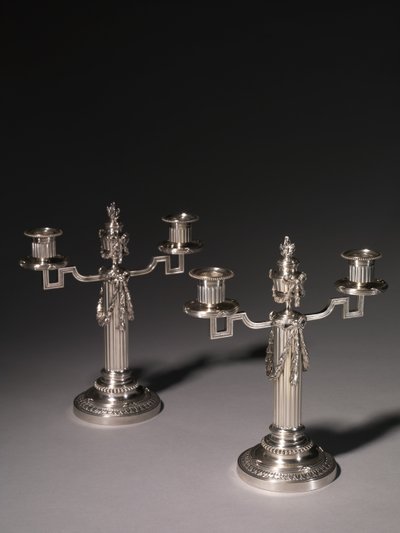 Lysestake, firma av Peter Carl Fabergé av Julius Rappoport