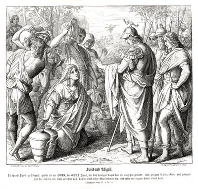 David og Abigail av Julius Schnorr von Carolsfeld