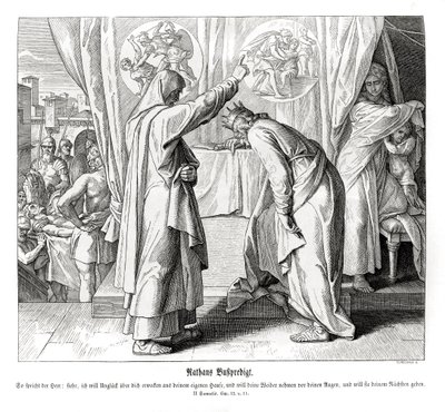 David condemns David, 2 Samuel av Julius Schnorr von Carolsfeld