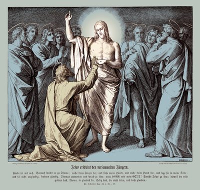 Doubting Thomas, Gospel of John av Julius Schnorr von Carolsfeld