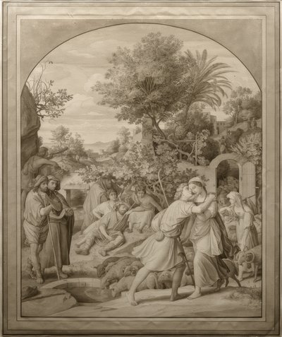 Jakob og Rakel ved brønnen av Julius Schnorr von Carolsfeld