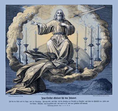 Jesus Kristus åpenbarer seg for Johannes, Åpenbaringen av Julius Schnorr von Carolsfeld