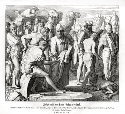 Josef selges av brødrene hans, 1. Mosebok av Julius Schnorr von Carolsfeld