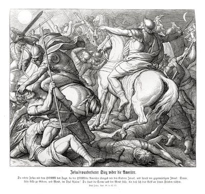 Josvas seier over amorittene, Josva av Julius Schnorr von Carolsfeld