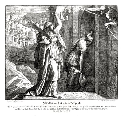 Judith vender tilbake til folket sitt, Judiths bok av Julius Schnorr von Carolsfeld