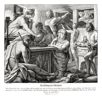 Påske, Exodus av Julius Schnorr von Carolsfeld