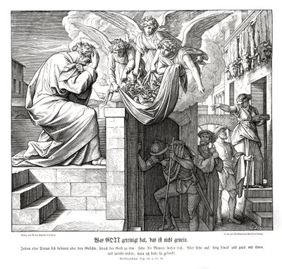 Peter og Cornelius menn, Apostlenes gjerninger av Julius Schnorr von Carolsfeld