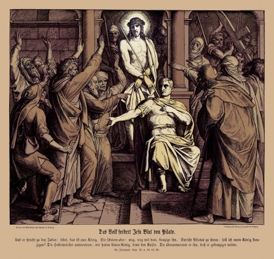 Pontius Pilatus, Johannesevangeliet av Julius Schnorr von Carolsfeld