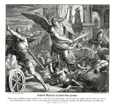 Hiskias bønn, 2. Kongebok av Julius Schnorr von Carolsfeld