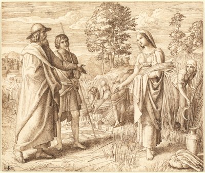 Ruth og Boas av Julius Schnorr von Carolsfeld