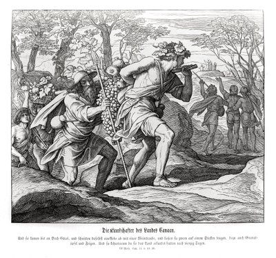Speidere til Kanaans land, 4. Mosebok av Julius Schnorr von Carolsfeld