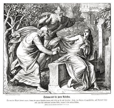 Susanna og de eldste, Susanna og Daniel av Julius Schnorr von Carolsfeld