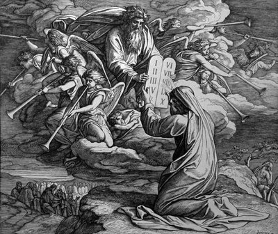 Lovens tabeller av Julius Schnorr von Carolsfeld